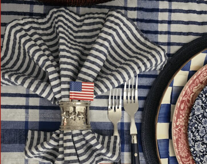 Patriotic DIY table ideas